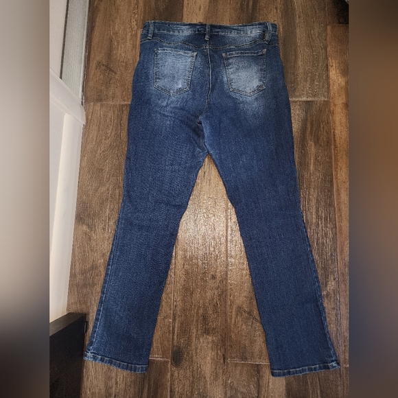 Copperflash Women Jeans Highrise slim Straight Leg 14 - Picture 4 of 6